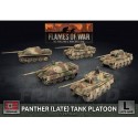 Panther (Late 7.5cm) / Jagdpanther (8.8cm) Platoon (5x Plastic)