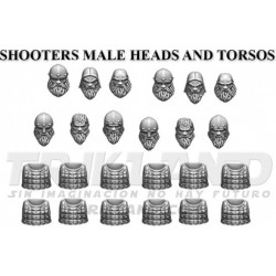 Shooters Male Heads and Torsos