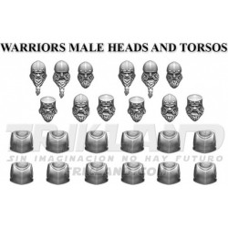 Warriors Male Heads and Torsos