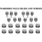 Shooters Female Heads and Torsos