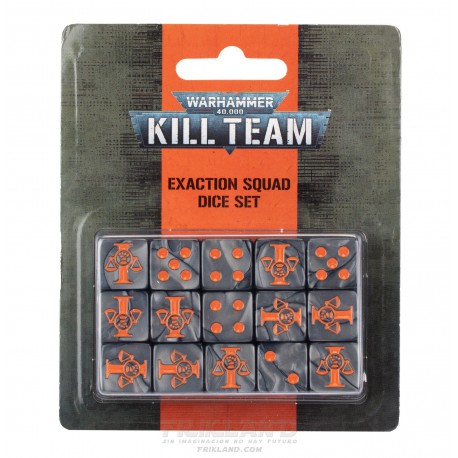 WH40K KILL TEAM: EXACTION SQUAD DICE SET