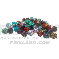 Bag of 50™ Assorted Loose Mini-polyhedral D20s - 2 Release