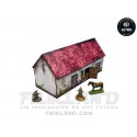 WW2 Normandy Stable w. Dovecote (28mm)