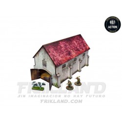 WW2 Normandy Stable w. Dovecote (28mm)
