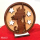 Placa Decorativa Dragon Ball - Arte en Capas de MDF