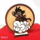 Placa Decorativa Dragon Ball - Arte en Capas de MDF