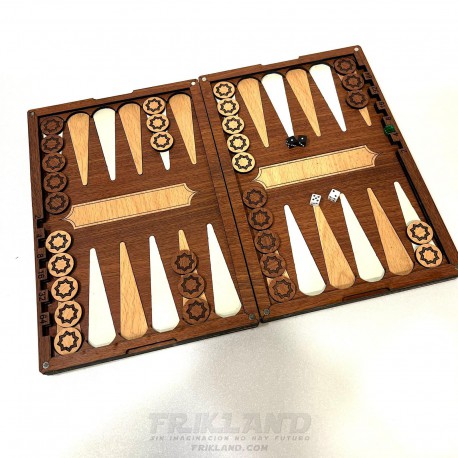 Backgammon de Viaje - Arte Nazarí en MDF