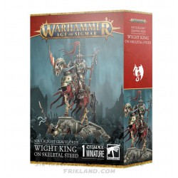 REY TUMULARIO EN MONTURA ESQUELÉTICA