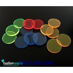 Bases fluorescentes para miniaturas (Magenta)