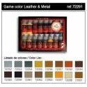 GAME COLOR METAL&LEATHER SET 16 UDS.