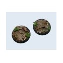 WOOD BASES, WROUND 50MM (1)