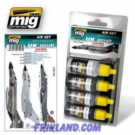 Usaf Set 1: Grey Modern Jets