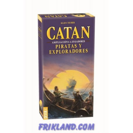 CATAN - PIRATAS Y EXPLORADORES 5-6 JUGADORES