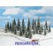 50 Abetos rojos artificiales/Model Spruce Trees (50) 6-15cm high cm high
