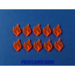 Status Marker "Fire" (10)