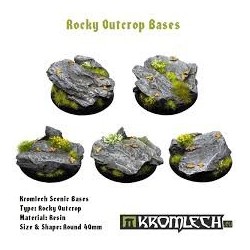 ROCKY OUTCROP BASES, ROUND 40MM