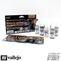 MODEL COLOR SET MADERA Y CUERO 8X17ML.